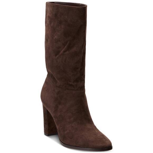 Lauren Ralph Lauren Women's Artizan Ii Suede Boots Size 9.5 Brown NWT - Picture 1 of 6